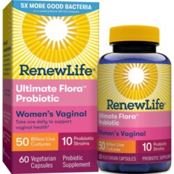 Renew Life Ultimate Flora Probiótico Feminino 50 Bilhões - 60 Cápsulas Vegetais