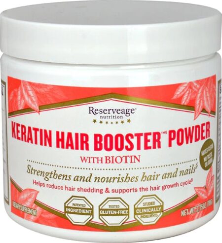 Reserveage Nutrition Keratin Hair Booster™ Power with Biotin -- 2.75 oz