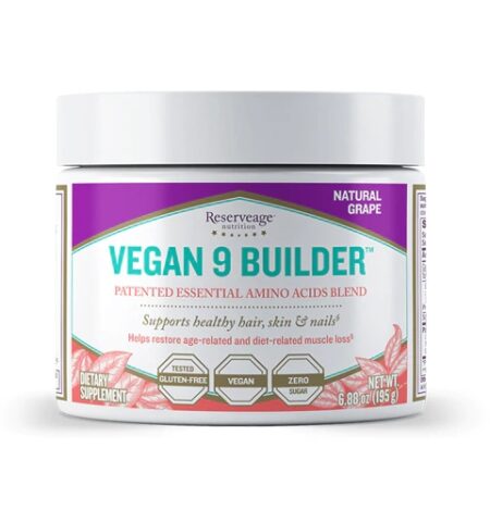 Reserveage Nutrition Vegan 9 Builder™ Natural Grape -- 6.88 oz