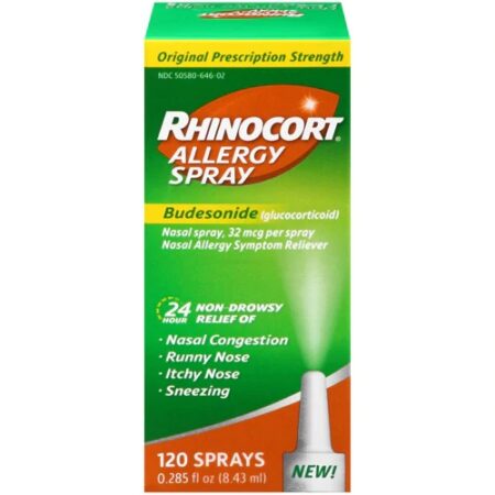 Rhinocort Allergy Spray Budesonide -- 120 Sprays