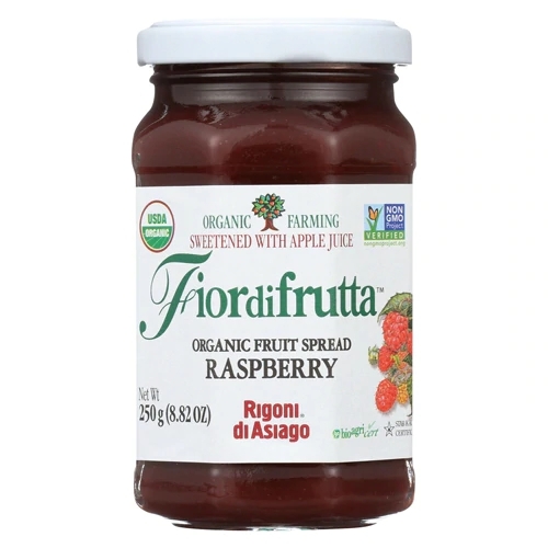 Geleia Orgânica de Framboesa Rigoni di Asiago Fiordifrutta 250g - Sabor Puro e Natural