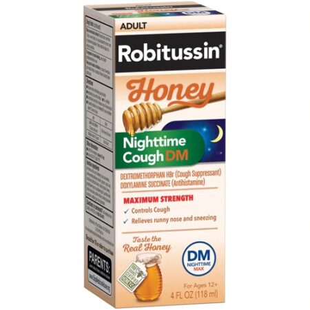 Robitussin Honey Nighttime Cough DM -- 4 fl oz