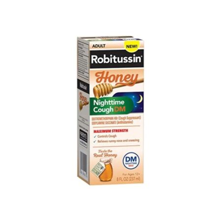 Robitussin Honey Nighttime Cough DM -- 8 fl oz