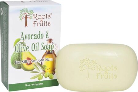 Roots & Fruits Bar Soap Avocado & Olive Oil -- 5 oz