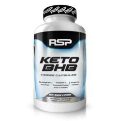 RSPNutrition Keto BHB Veggie Capsules - 240 Cápsulas Veganas para Energia e Bem-Estar