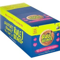Rule Breaker Brownie Snacks Sem Glúten Chocolate Chunk Blondie - 12 Unidades (Aprox. 384g)