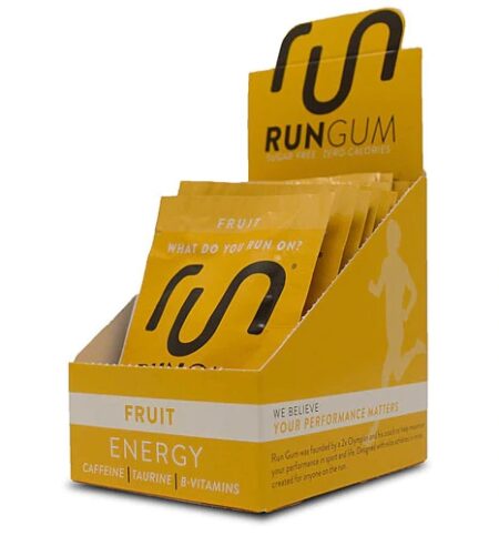 Run Energy Performance Gum Fruit -- 12 Packs