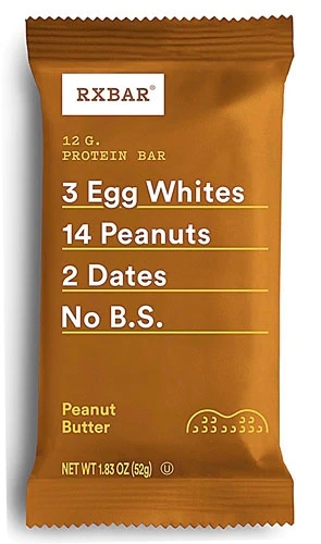 RXBAR Barra de Proteína Sabor Manteiga de Amendoim - 12 Barras de 52g (12 Unidades)