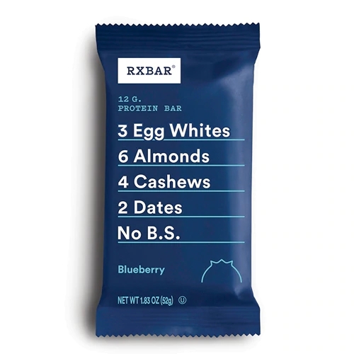 RxBar Barra de Proteína Blueberry - 12 Barras - Sabor Delicioso e Nutrição Essencial