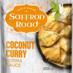 Molho Curry Korma Coco Saffron Road Sem Glúten 198g - Sabor Autêntico Indiano