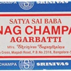 Incenso Sai Baba Nag Champa Agarbatti - 100g: Aroma Autêntico para Relaxamento e Bem-Estar