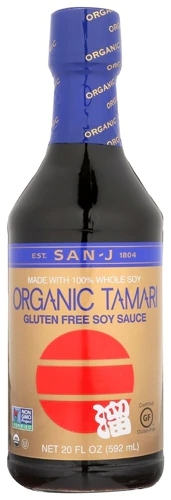 Molho Shoyu Tamari Orgânico Sem Glúten San-J - 567g