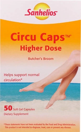 Sanhelios Circu Caps™ Higher Dose: 50 Cápsulas Softgel para a Circulação Sanguínea