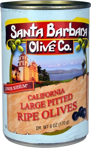 Azeitonas Verdes Grandes Sem Caroço Santa Barbara Olive Co. California - 170g