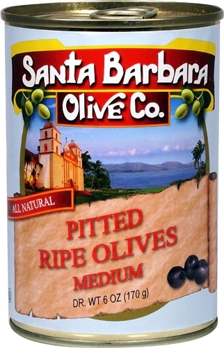 Azeitonas Verdes Médias sem Caroço Santa Barbara Olive Co. - 170g
