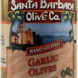 Azeitonas Recheadas com Alho Santa Barbara Olive Co. - 142g: Sabor Autêntico e Versatilidade na Sua Cozinha