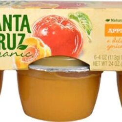 Purê de Maçã com Damasco Orgânico Santa Cruz 113g - Sabor Pura Fruta