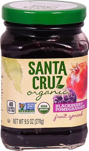 Geleia Orgânica Santa Cruz® Amora Romã - 269g