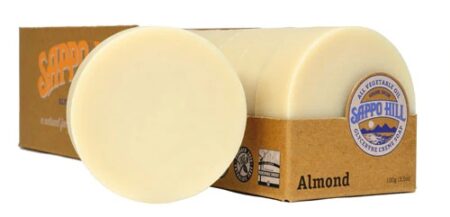 Sappo Hill Glycerine Cream Soap Almond -- 1 Bar