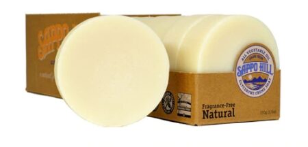 Sappo Hill Glycerine Cream Soap Natural-Fragrance Free -- 1 Bar