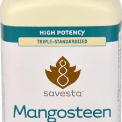 Savesta Mangosteen 60 Cápsulas Vegetarianas - Extrato Puro com Flavonoides e Alpha-Mangostin