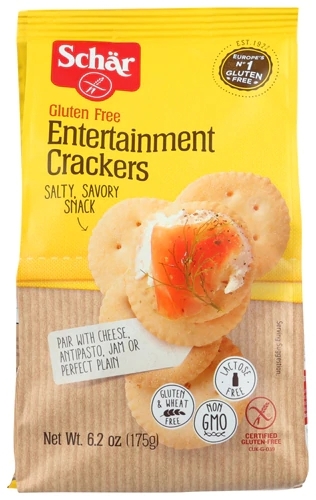Biscoitos Salgados Schar Gluten Free Entertainment 175g - Deliciosos e Sem Glúten