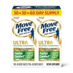 Schiff Move Free® Joint Health Ultra 2-em-1 com ComfortMax™ - 60 Comprimidos Revestidos para Saúde das Articulações
