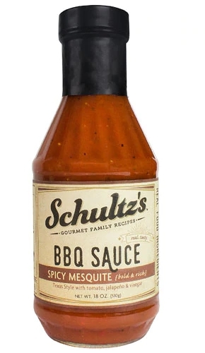 Molho BBQ Schultz's Spicy Mesquite Gourmet - 510g - Sabor Picante e Defumado Autêntico
