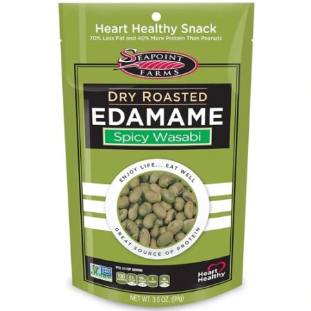 Seapoint Farms Edamame Dry Roasted Spicy Wasabi -- 3.5 oz