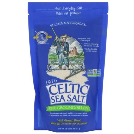 Selina Naturally Celtic Sea Salt Fine Ground -- 1 lb