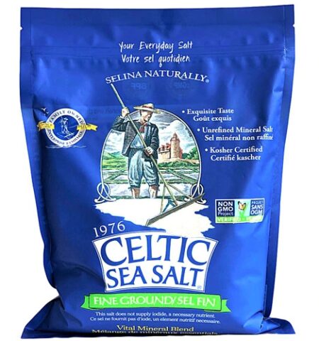 Selina Naturally Celtic Sea Salt Fine Ground -- 5 lbs