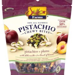 Setton Farms Pistachio Chewy Bites Pistachios & Plums - 6 Pacotes (aprox. 200g cada)