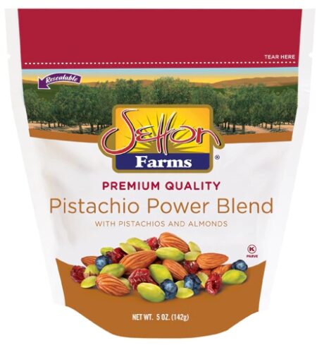 Setton Farms Premium Quality Pistachio Power Blend Pistachios and Almonds -- 5 oz