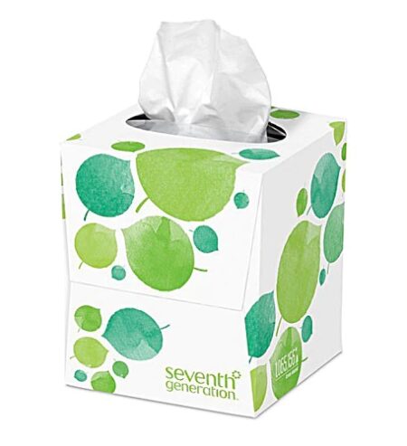 Seventh Generation Chlorine Free 2 Ply Facial Tissue -- 85 Sheets