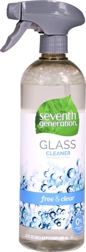 Limpador de Vidros Seventh Generation Free & Clear - 680ml: Brilho Sem Resíduos e Seguro para Sua Família