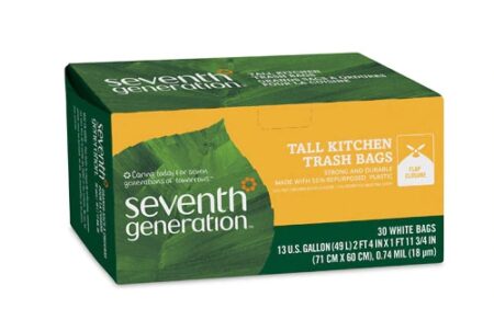 Seventh Generation Tall Kitchen Bags 13 Gallon 2-Ply -- 30 Bags