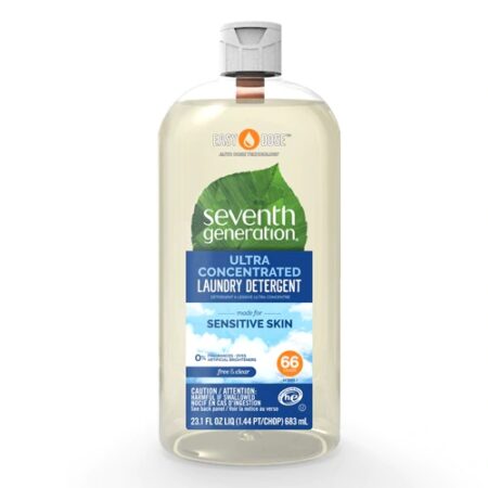 Seventh Generation Ultra Concentrated Laundry Detergent for Sensitive Skin Free & Clear -- 23.1 fl oz