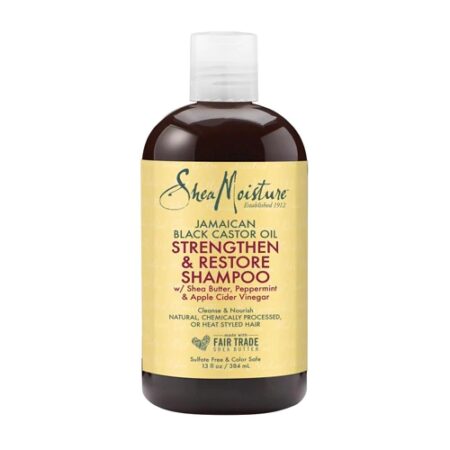 SheaMoisture Shampoo Jamaican Black Castor Oil Strengthen & Grow -- 13 fl oz