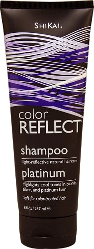 Shikai Color Reflect Shampoo Platinum 237ml - Matizador Intenso para Cabelos Loiros e Grisalhos