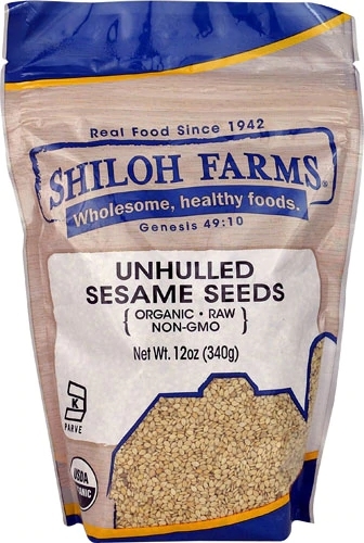 Sementes de Gergelim Integral Orgânico Shiloh Farms - 340g | Nutrição Pura