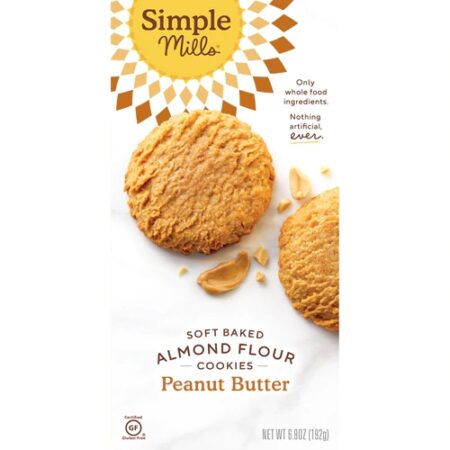 Simple Mills Soft Baked Cookies Gluten Free Peanut Butter -- 6.8 oz