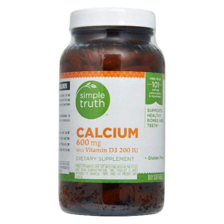 Simple Truth® Calcium with Vitamin D3 200 IU -- 600 mg - 100 Softgels