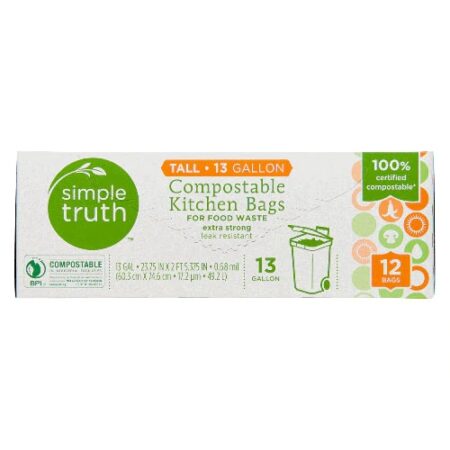 Simple Truth® Compostable Kitchen Bags -- 12 Bags