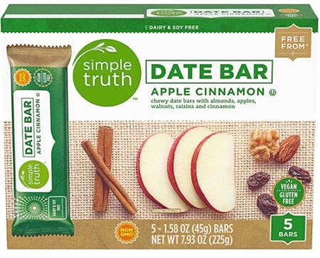 Simple Truth® Date Bar Apple Cinnamon -- 5 Bars