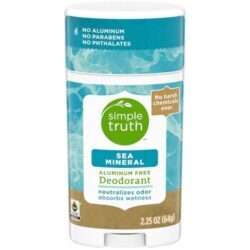 Desodorante Sem Alumínio Simple Truth® Sea Mineral - 64g: Frescor Natural e Bem-Estar