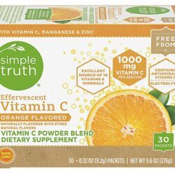 Simple Truth® Vitamina C Efervescente Sabor Laranja - 30 Sachês (Total 30 Sachês)