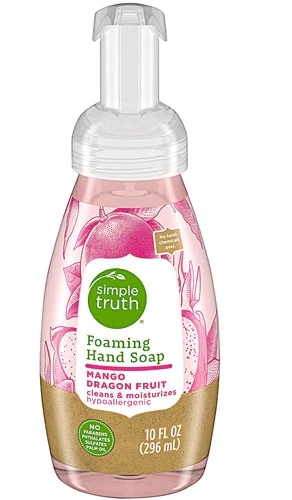 Sabonete Líquido Espumante Simple Truth® Manga e Pitaya 296ml - Higiene e Bem-Estar
