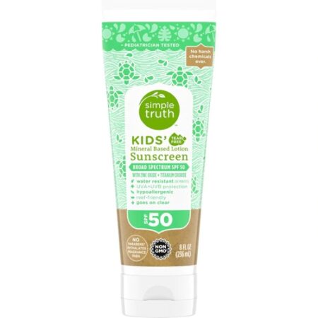 Simple Truth® Kids' Tear Free Mineral Based Sunscreen SPF 50 -- 8 fl oz