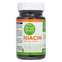 Niacina Simple Truth 100mg - 100 Comprimidos: Vitamina B3 Essencial para Saúde e Bem-Estar