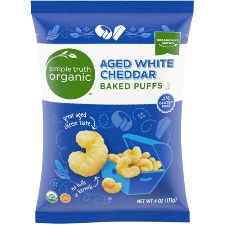 Simple Truth® Organic Baked Puffs Aged White Cheddar -- 4 oz